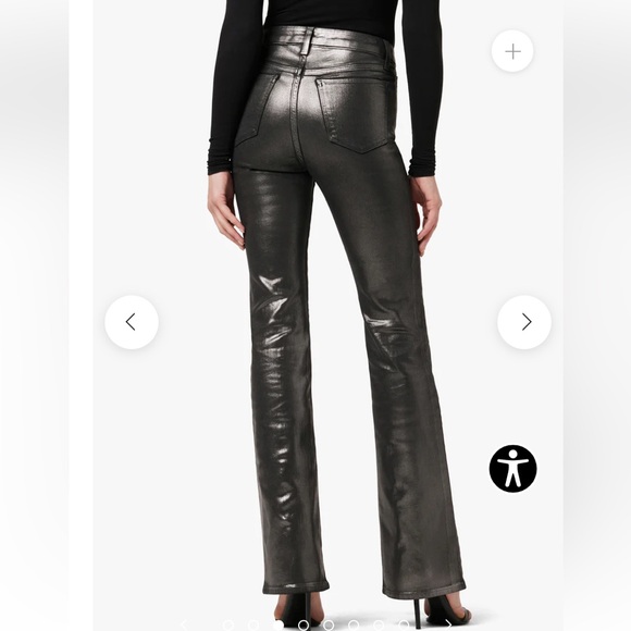 Joe's Jeans Denim - NWT JOES JEANS $245 THE HI HONEY GUNMETAL METALLIC JEAN
HIGH RISE BOOTCUT COATED